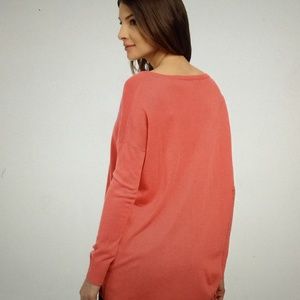 Splendid Button Front Cardigan Orange Small